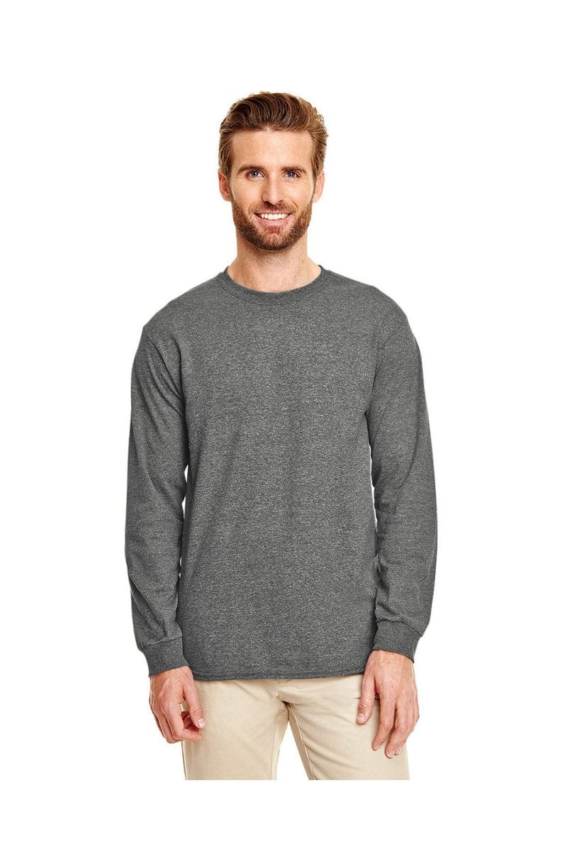Gildan Sweatshirts/Fleece S / Graphite Heather Gildan G840: DryBlend 50 Cotton/50 Poly Long Sleeve T-Shirt