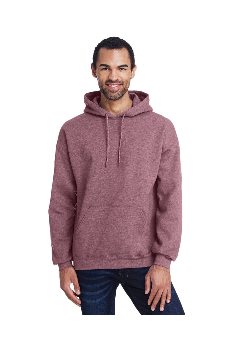 Gildan Sweatshirts/Fleece S / Ht Sp Drk Maroon Gildan G185: Adult Heavy Blend™ 50/50 Hooded Sweatshirt