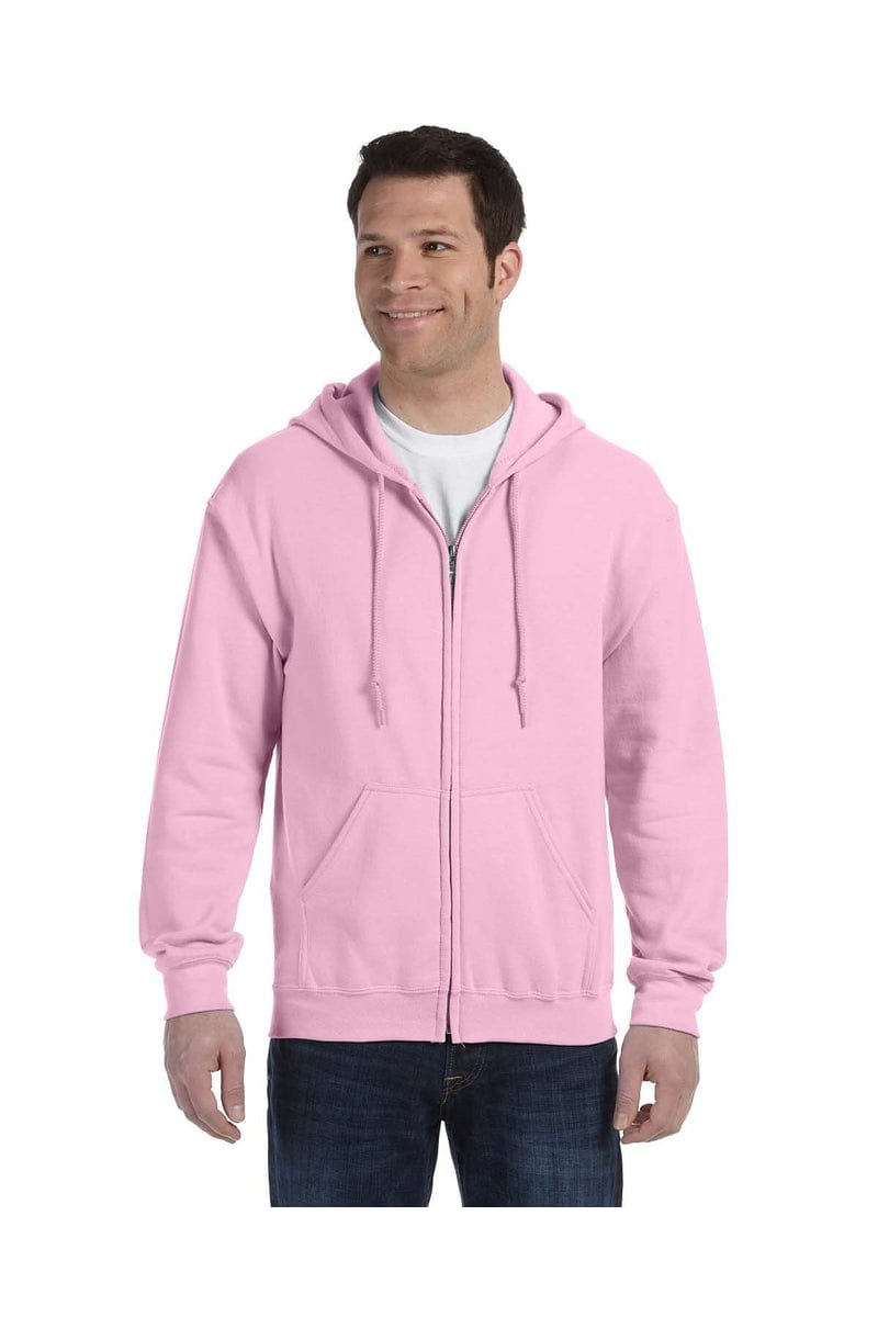Gildan Sweatshirts/Fleece S / Light Pink Gildan G186: Adult Full-Zip Hoodie