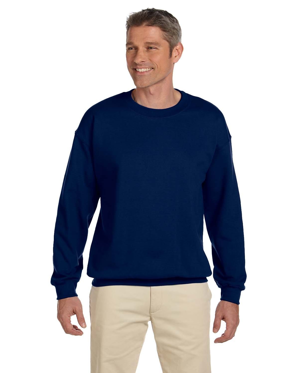 Gildan Sweatshirts/Fleece S / Navy Gildan G180: Adult Heavy Blend 8 oz., 50/50 Fleece Crew