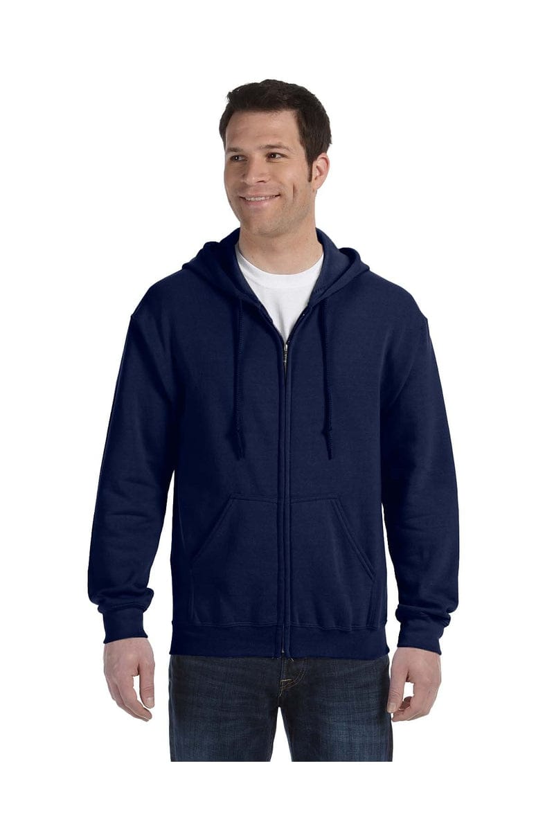 Gildan Sweatshirts/Fleece S / Navy Gildan G186: Adult Full-Zip Hoodie