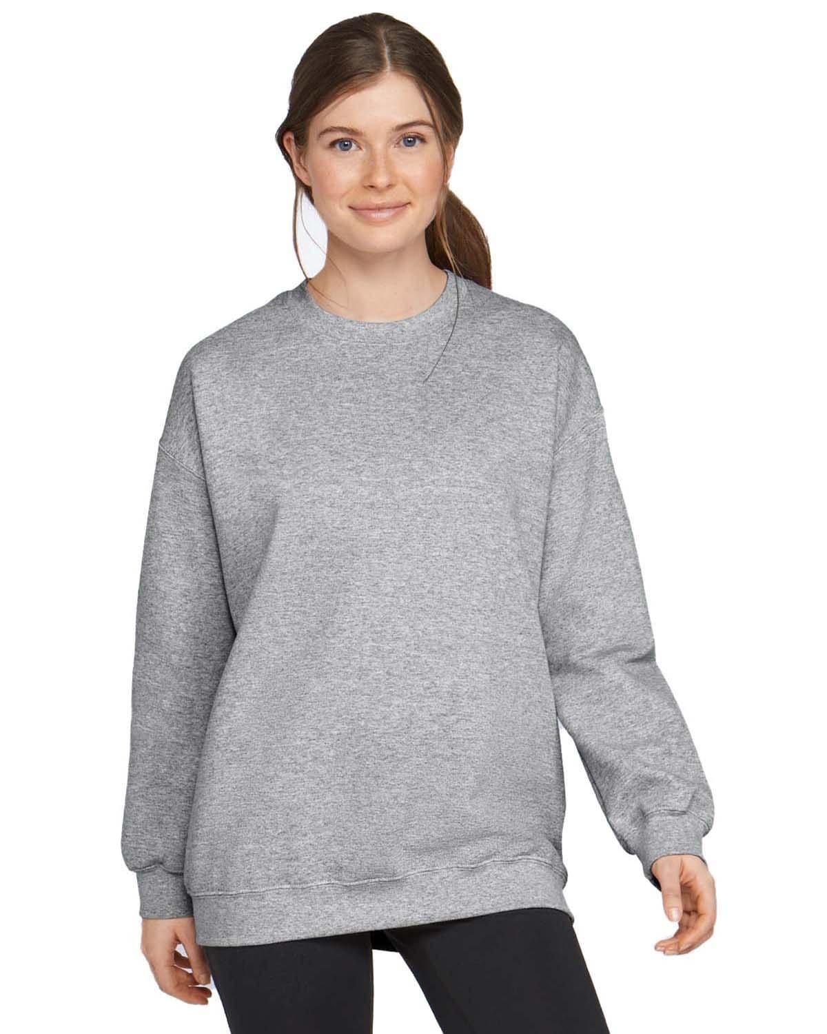 Gildan Sweatshirts | Fleece S / Rs Sport Grey Gildan SF000: Adult Softstyle Fleece Crew Sweatshirt