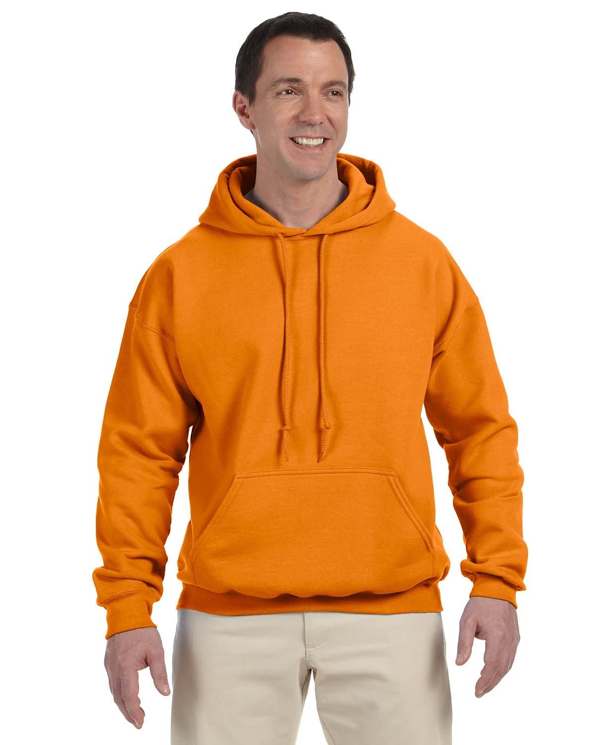 Gildan Sweatshirts/Fleece S / S Orange Gildan G125: Adult Unisex DryBlend Hooded Sweatshirt