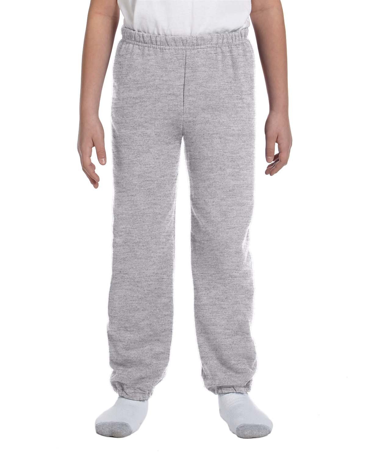 Gildan Sweatshirts/Fleece S / Sport Grey Gildan G182B: Youth Heavy Blend(tm) 8 oz., 50/50 Sweatpants