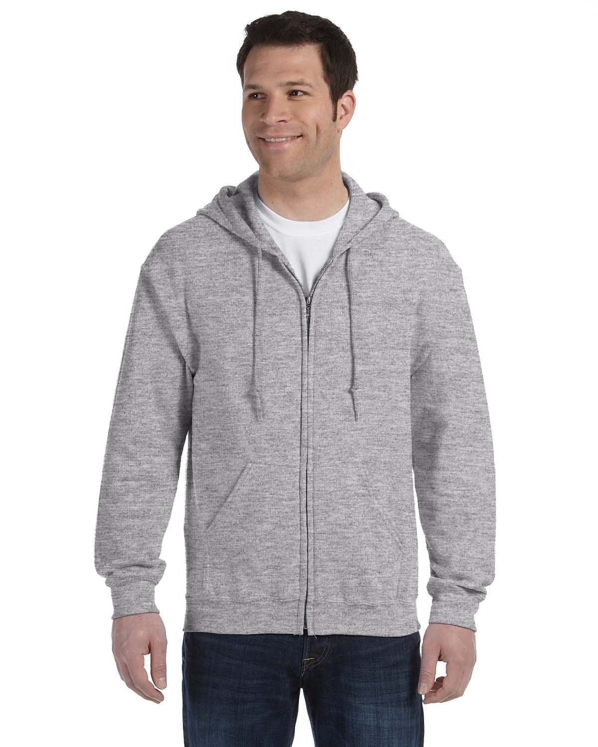 Gildan Sweatshirts | Fleece S / Sport Grey Gildan G186: Adult Full-Zip Hoodie