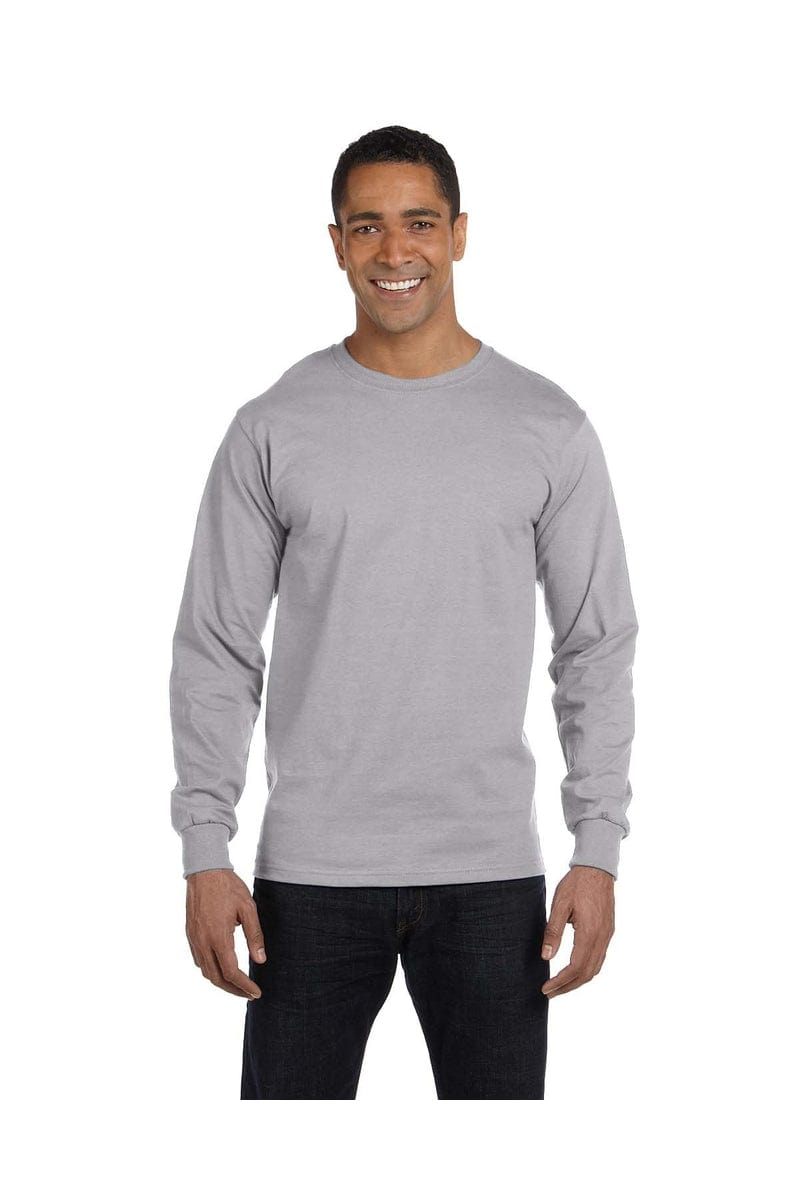 Gildan Sweatshirts/Fleece S / Sport Grey Gildan G840: DryBlend 50 Cotton/50 Poly Long Sleeve T-Shirt