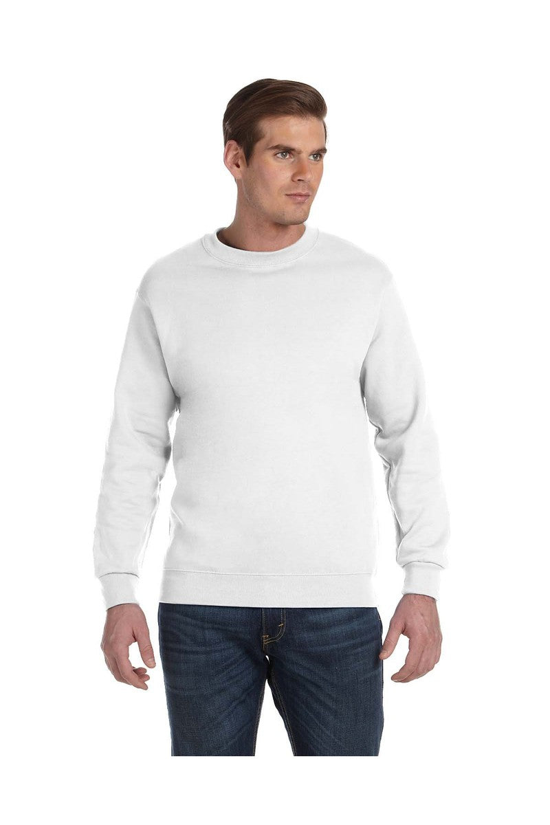 Gildan Sweatshirts/Fleece S / White Gildan G120: DryBlend Crewneck Sweatshirt