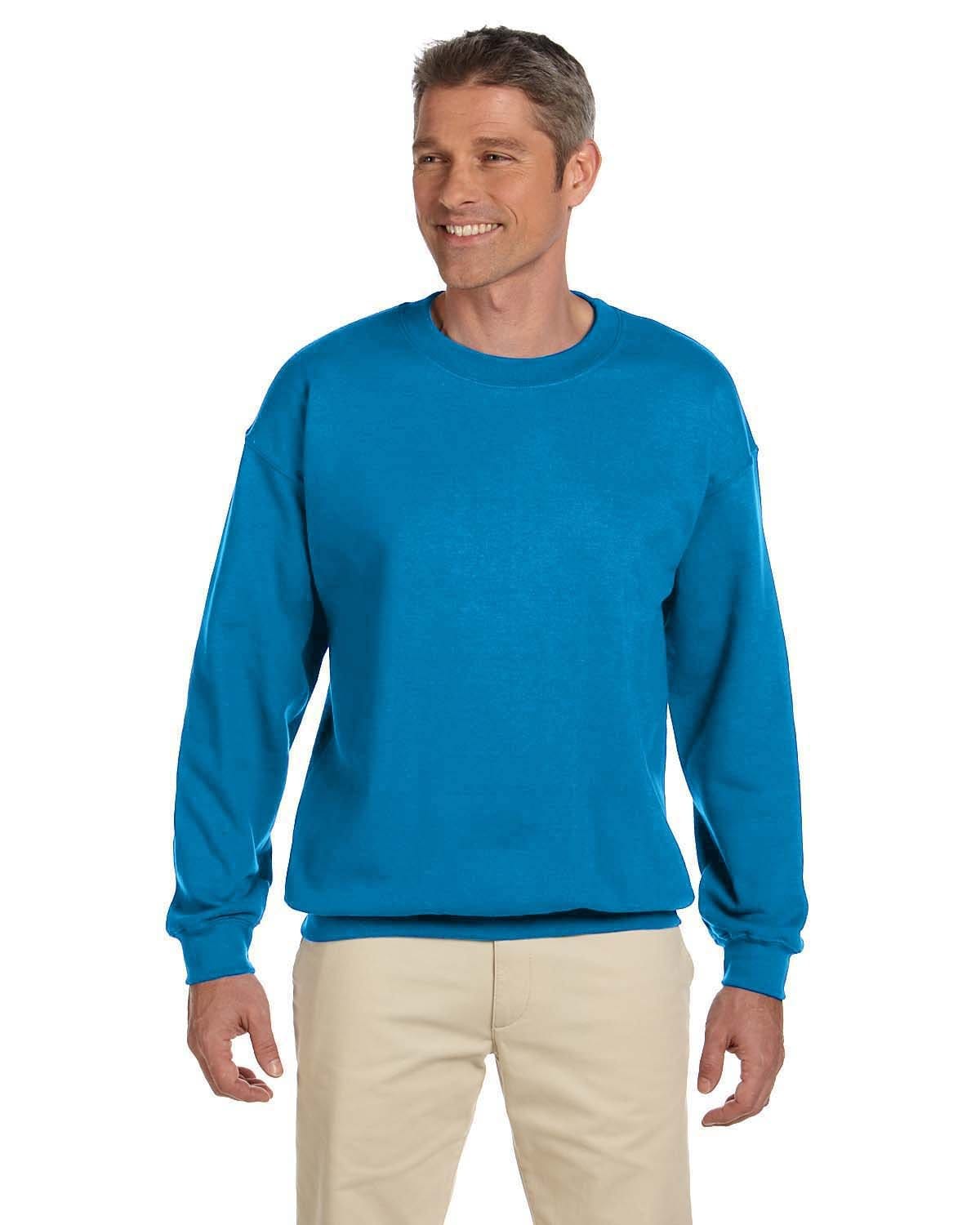Gildan Sweatshirts/Fleece XL / Sapphire Gildan G180: Adult Heavy Blend 8 oz., 50/50 Fleece Crew