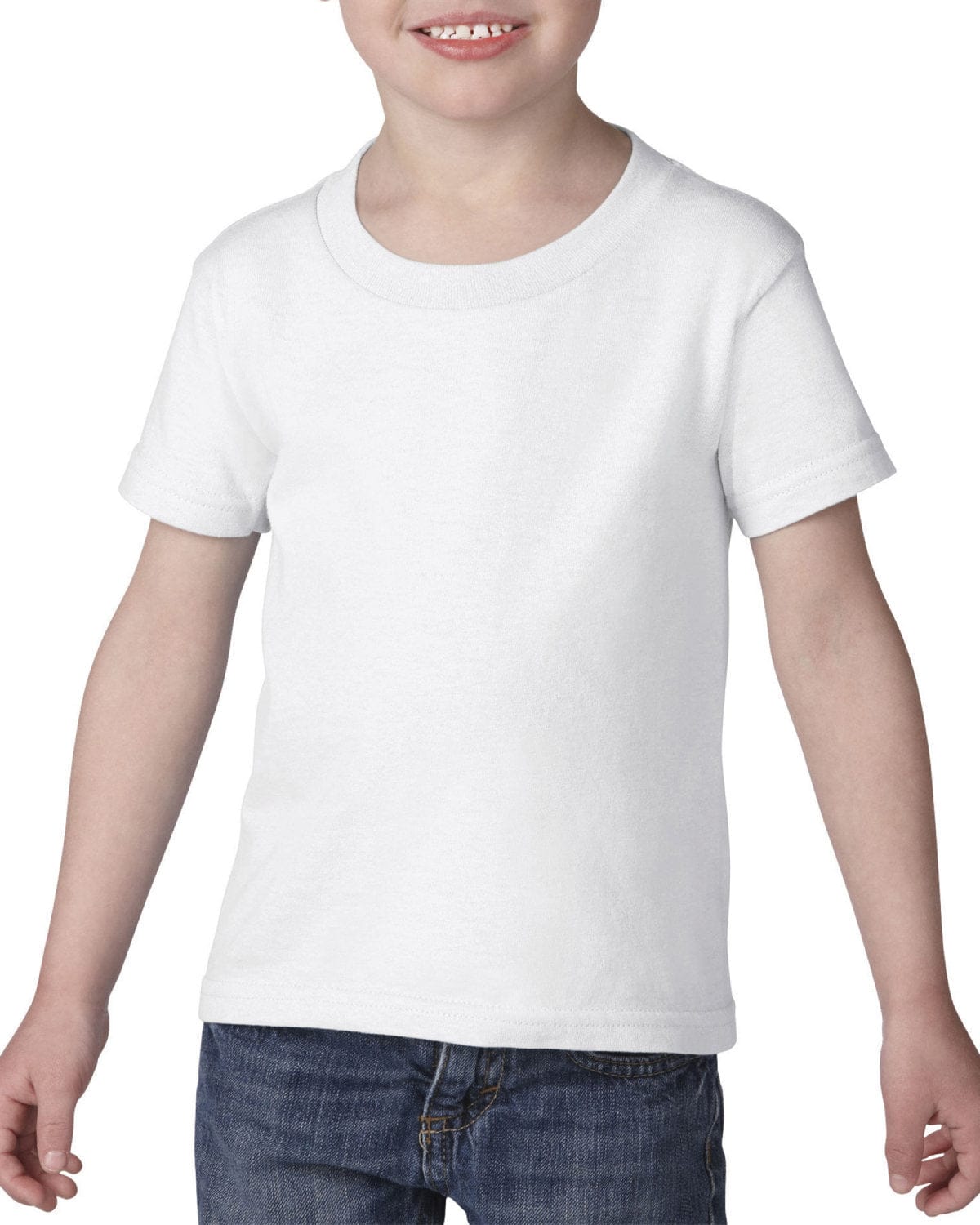 Gildan T-Shirts 2T / White Gildan G510P: Toddler Heavy Cotton™ T-Shirt