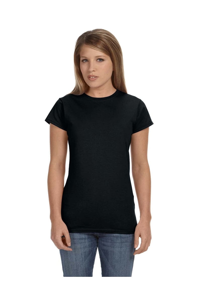 Gildan T-Shirts 3XL / Black Gildan G640L: Ladies' Softstyle® 4.5 oz. Fitted T-Shirt, Traditional Colors
