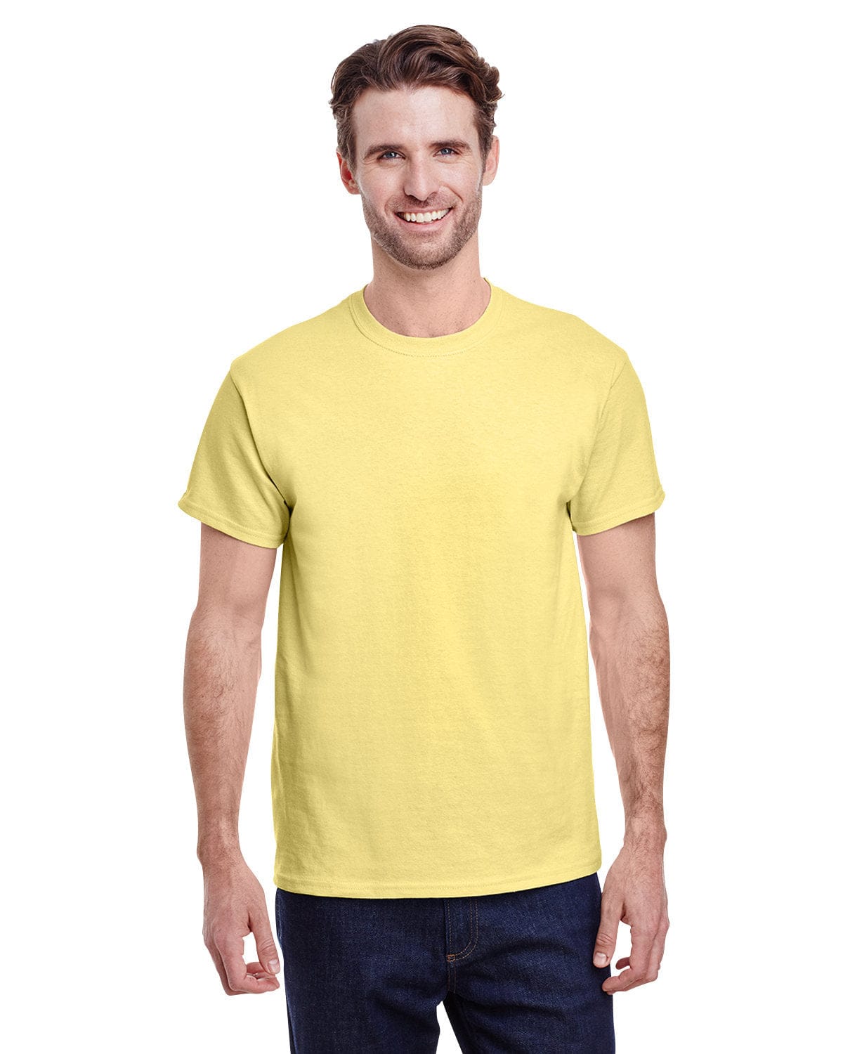 Gildan T-Shirts 3XL / Cornsilk Gildan G500: Adult Heavy Cotton™ 5.3 oz. T-Shirt