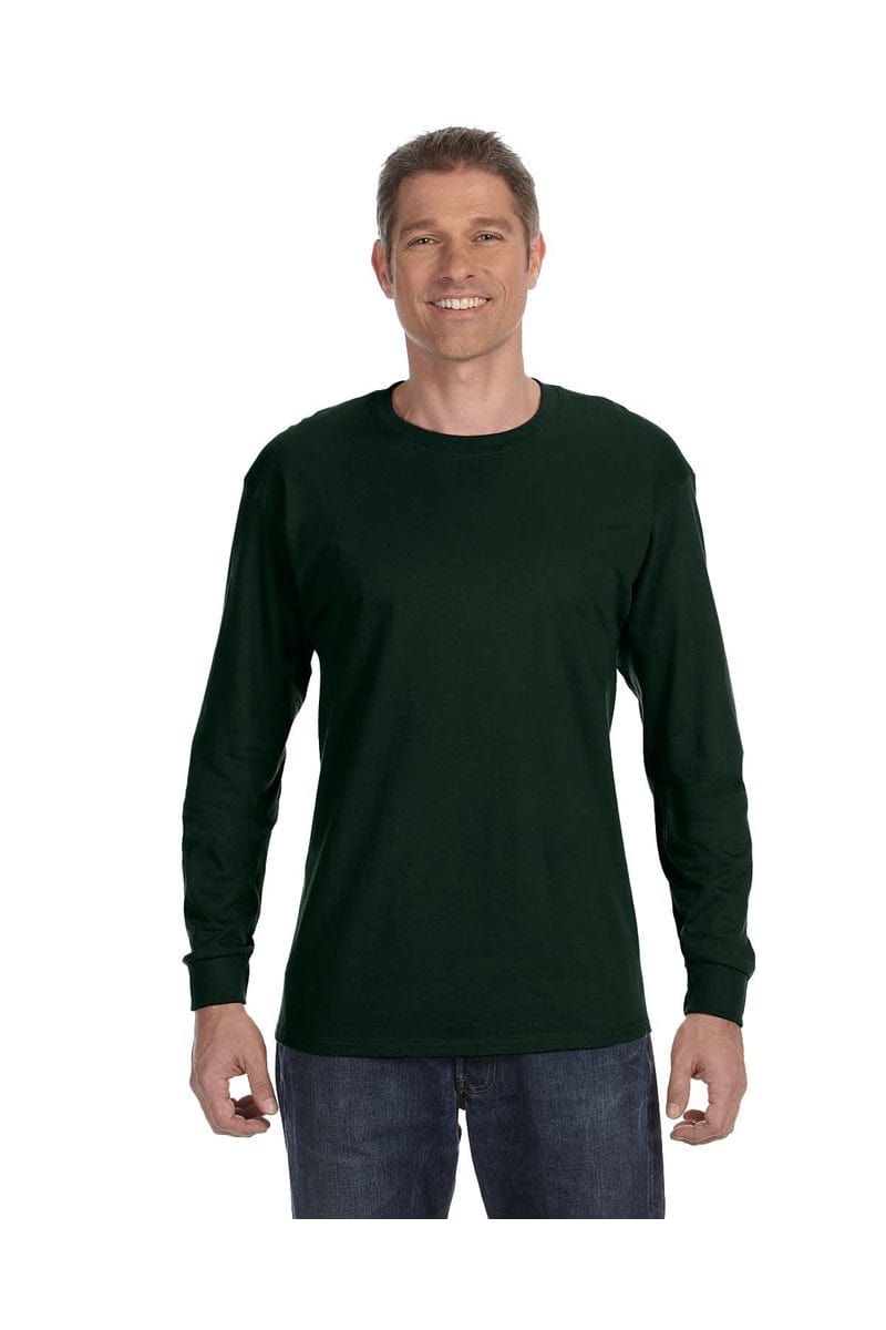 Gildan T-Shirts 3XL / Forest Green Gildan G540: Adult Heavy Cotton™ Long-Sleeve T-Shirt