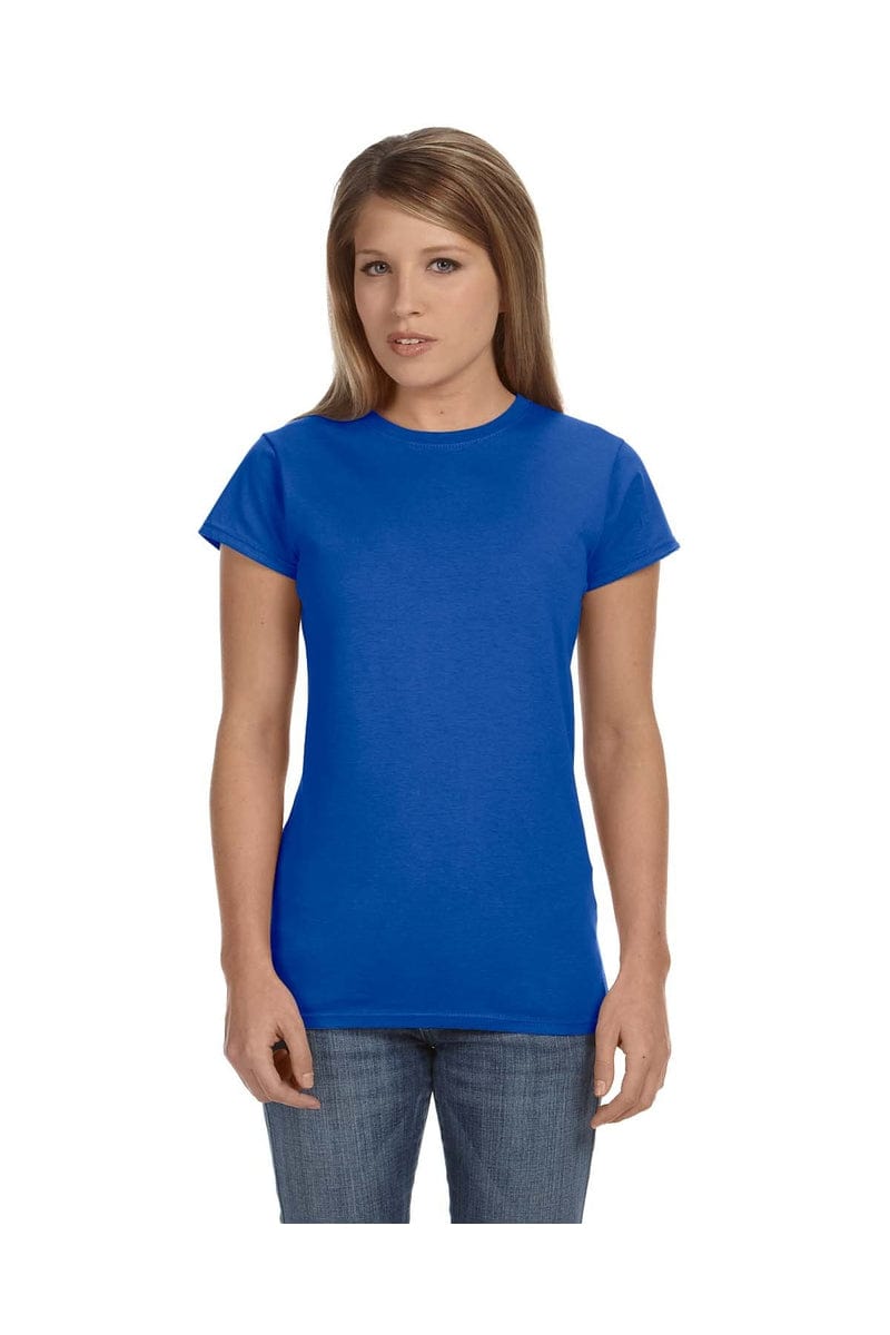 Gildan T-Shirts 3XL / Royal Gildan G640L: Ladies' Softstyle® 4.5 oz. Fitted T-Shirt, Traditional Colors