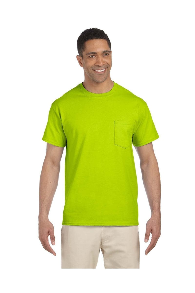 Gildan T-Shirts Gildan G230: Adult Ultra Cotton® 6 oz. Pocket T-Shirt, Basic Colors