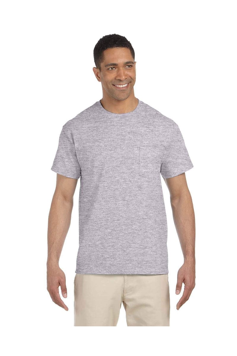 Gildan T-Shirts Gildan G230: Adult Ultra Cotton® 6 oz. Pocket T-Shirt, Basic Colors