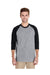 Gildan T-Shirts Gildan G570: Adult 5.3 oz. 3/4-Raglan Sleeve T-Shirt, Basic Colors