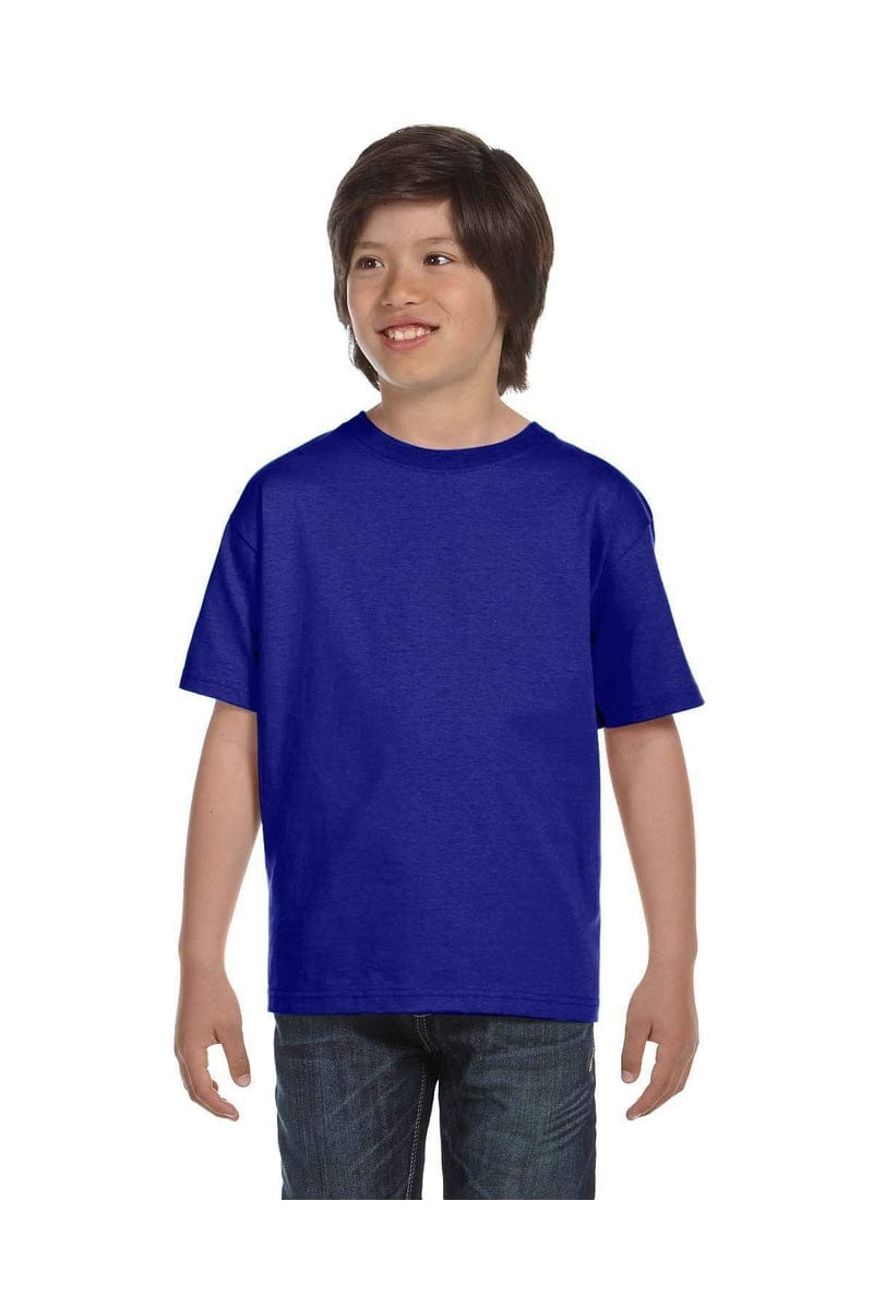 Gildan T-Shirts Gildan G800B: Youth 5.5 oz., 50/50 T-Shirt, Basic Colors