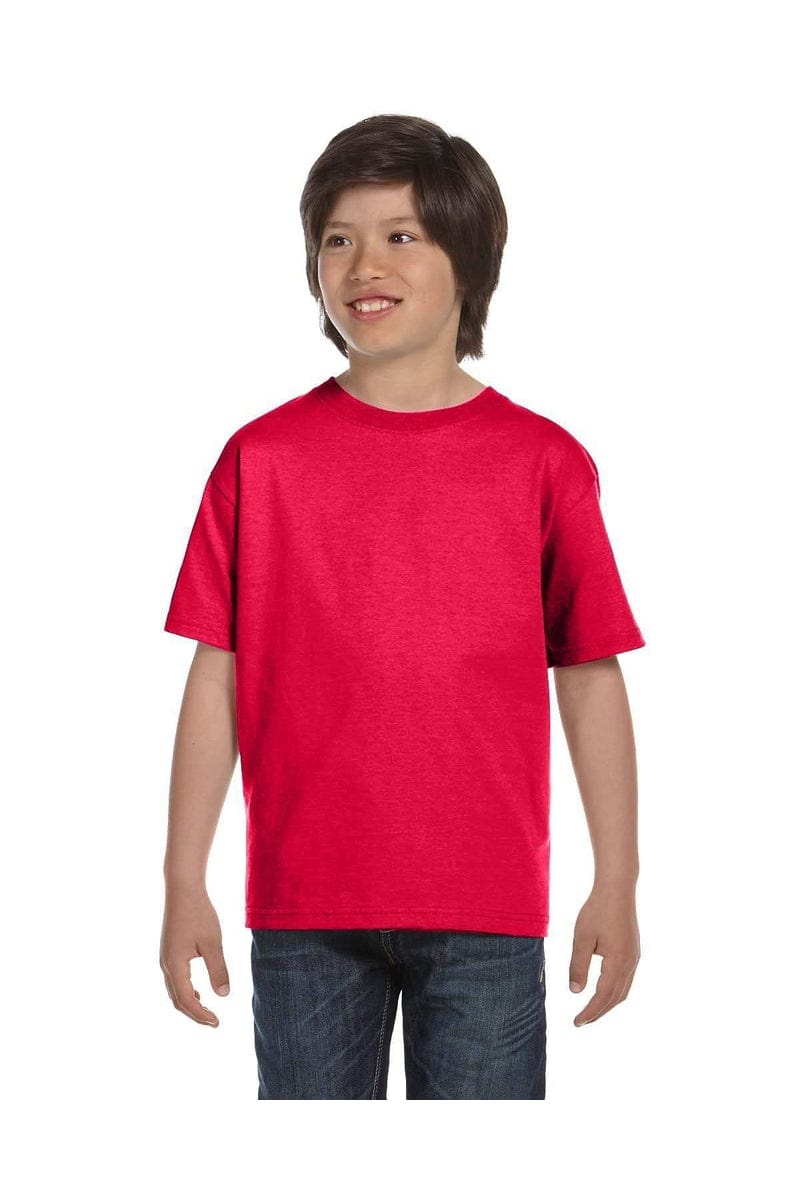 Gildan T-Shirts Gildan G800B: Youth 5.5 oz., 50/50 T-Shirt, Basic Colors