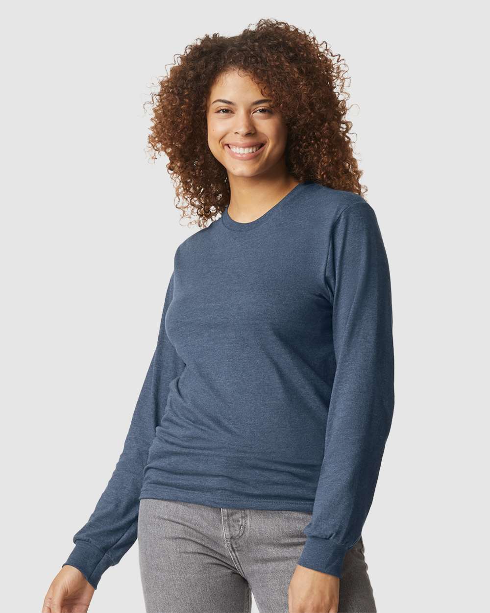 Gildan T-Shirts - Long Sleeve S / Navy Mist Gildan 64440CVC Unisex Softstyle CVC Long Sleeve T-Shirt