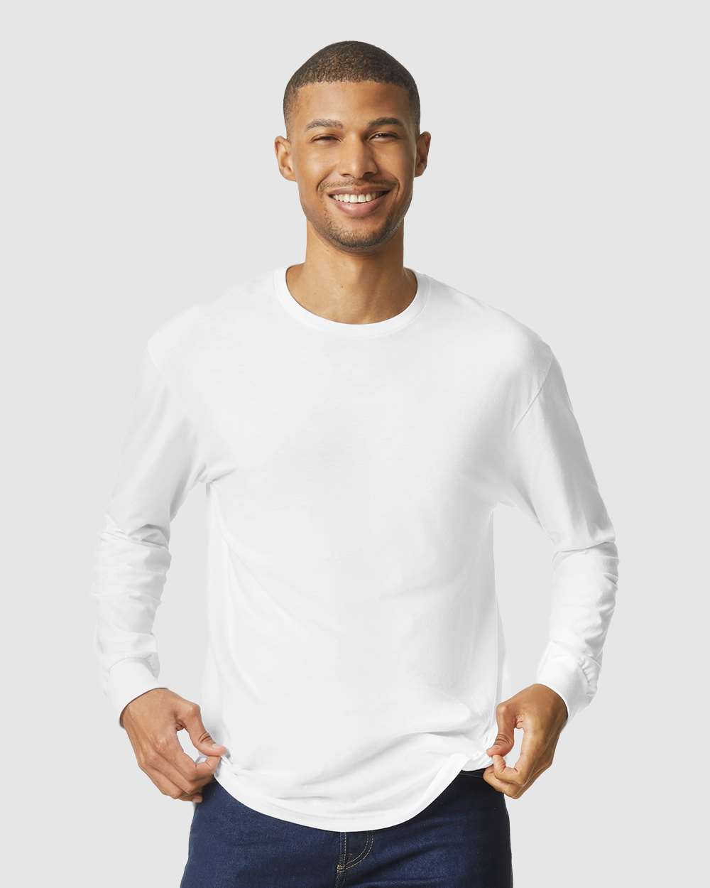Gildan T-Shirts - Long Sleeve S / White Gildan 64440CVC Unisex Softstyle CVC Long Sleeve T-Shirt