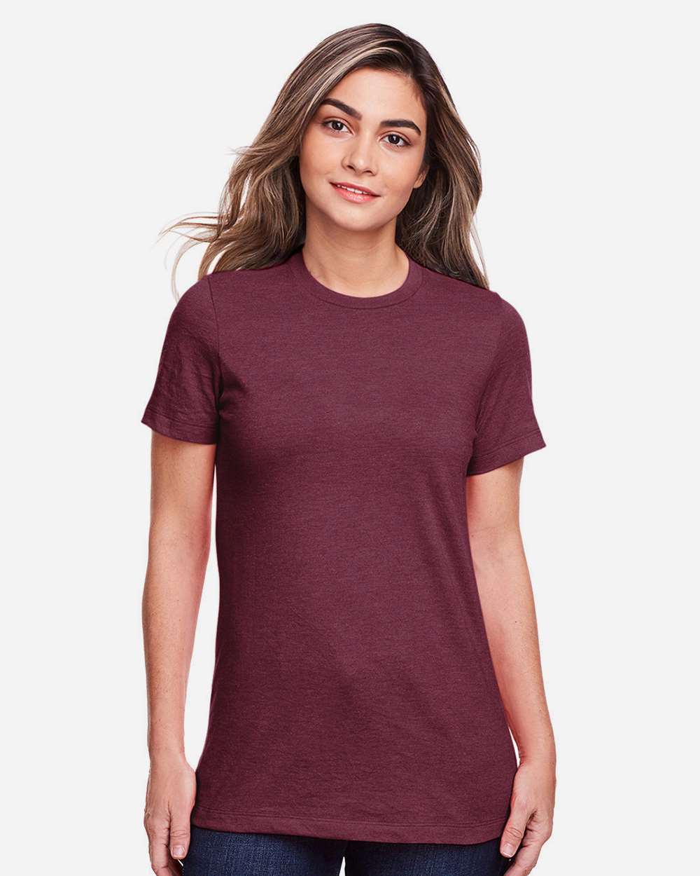 Gildan T-Shirts - Premium S / Maroon Mist Gildan 64001LCVC Women's Softstyle® CVC T-Shirt