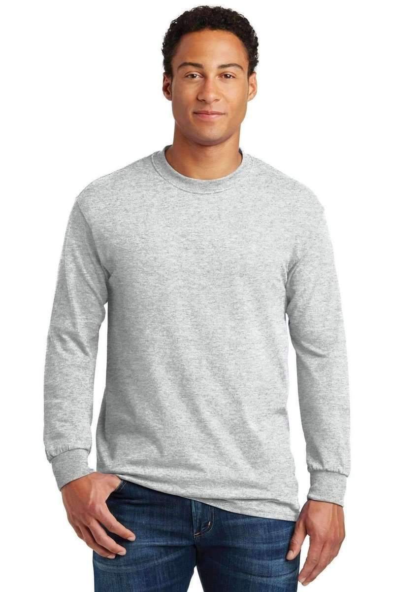 Gildan T-Shirts S / Ash Gildan G540: Adult Heavy Cotton™ Long-Sleeve T-Shirt
