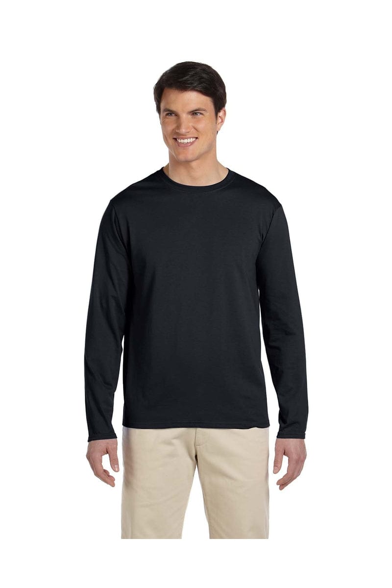 Gildan T-Shirts S / Black Gildan G644: Softstyle Long Sleeve T-Shirt