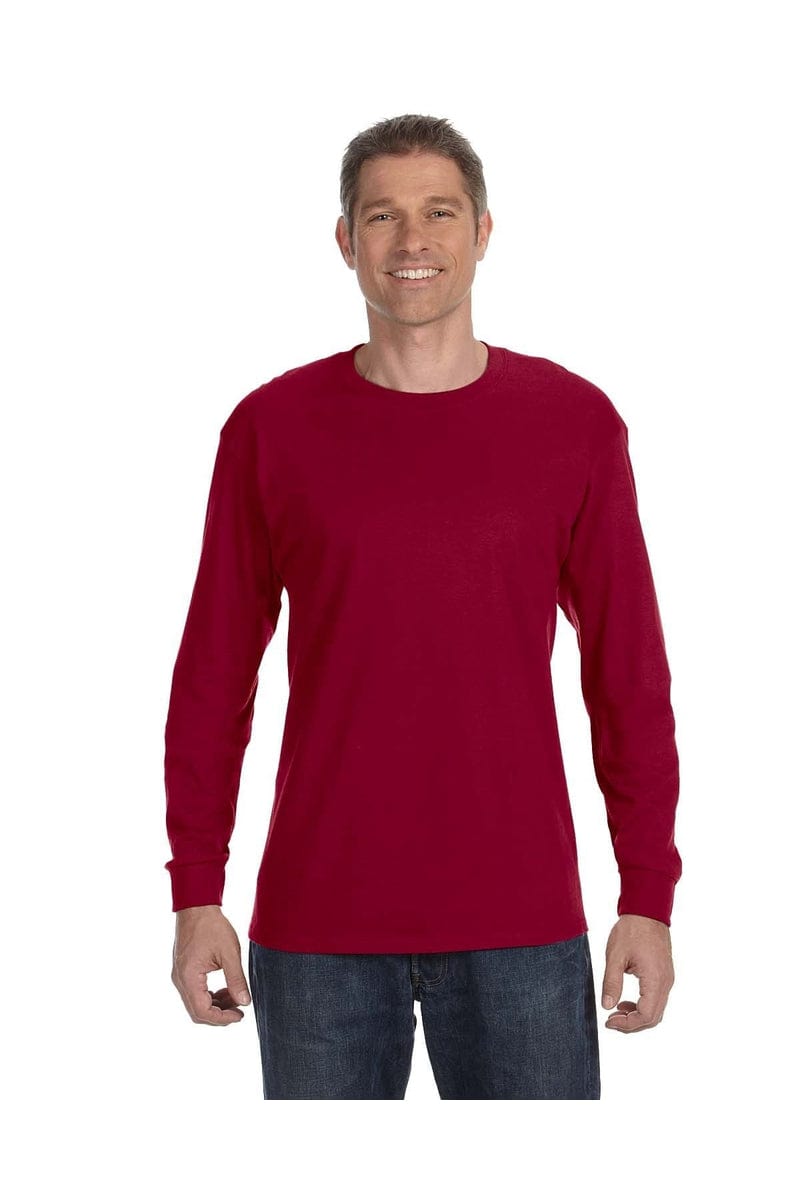 Gildan T-Shirts 3XL / Cardinal Red Gildan G540: Adult Heavy Cotton™ Long-Sleeve T-Shirt