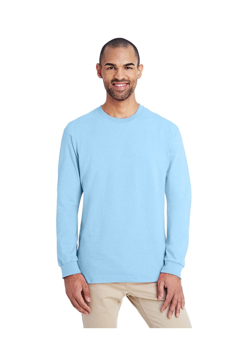 Gildan T-Shirts S / Chambray Gildan H400: ADULT Hammer™ Adult 6 oz. Long-Sleeve T-Shirt