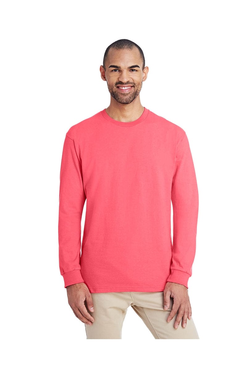 Gildan T-Shirts S / Coral Silk Gildan H400: ADULT Hammer™ Adult 6 oz. Long-Sleeve T-Shirt