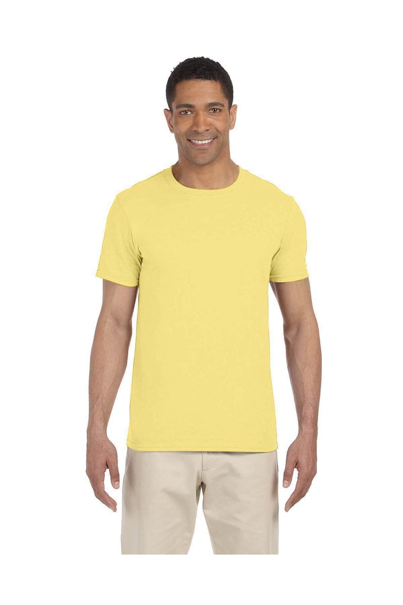 Gildan T-Shirts S / Cornsilk Gildan G640: Adult Softstyle® 4.5 oz. T-Shirt
