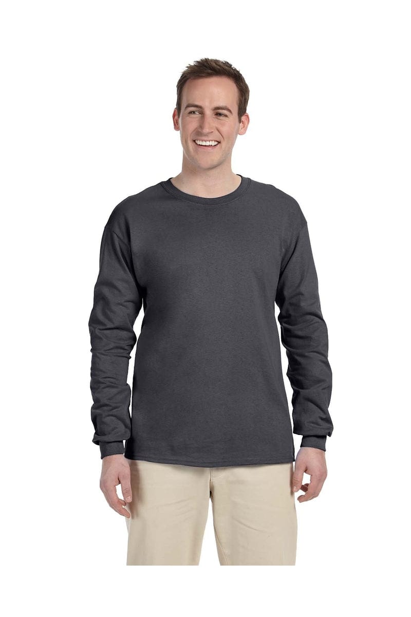 Gildan T-Shirts S / Dark Heather Gildan G240: Ultra Cotton Long Sleeve