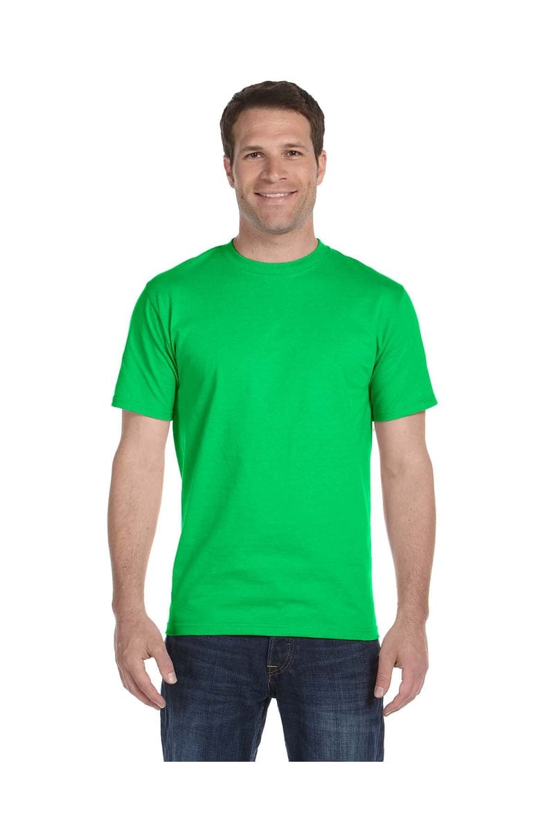Gildan T-Shirts S / Electric Green Gildan G800: Adult 5.5 oz., 50/50 T-Shirt, Traditional Colors
