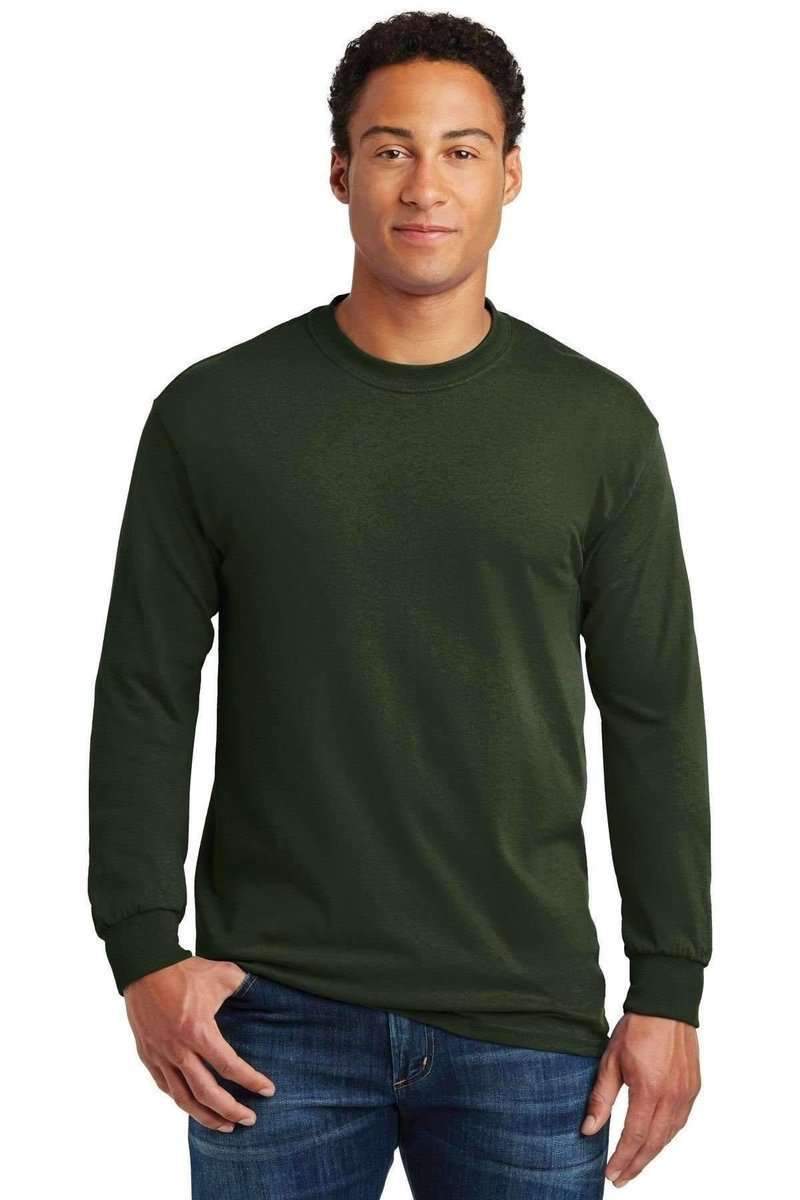 Gildan T-Shirts S / Forest Gildan G540: Adult Heavy Cotton™ Long-Sleeve T-Shirt