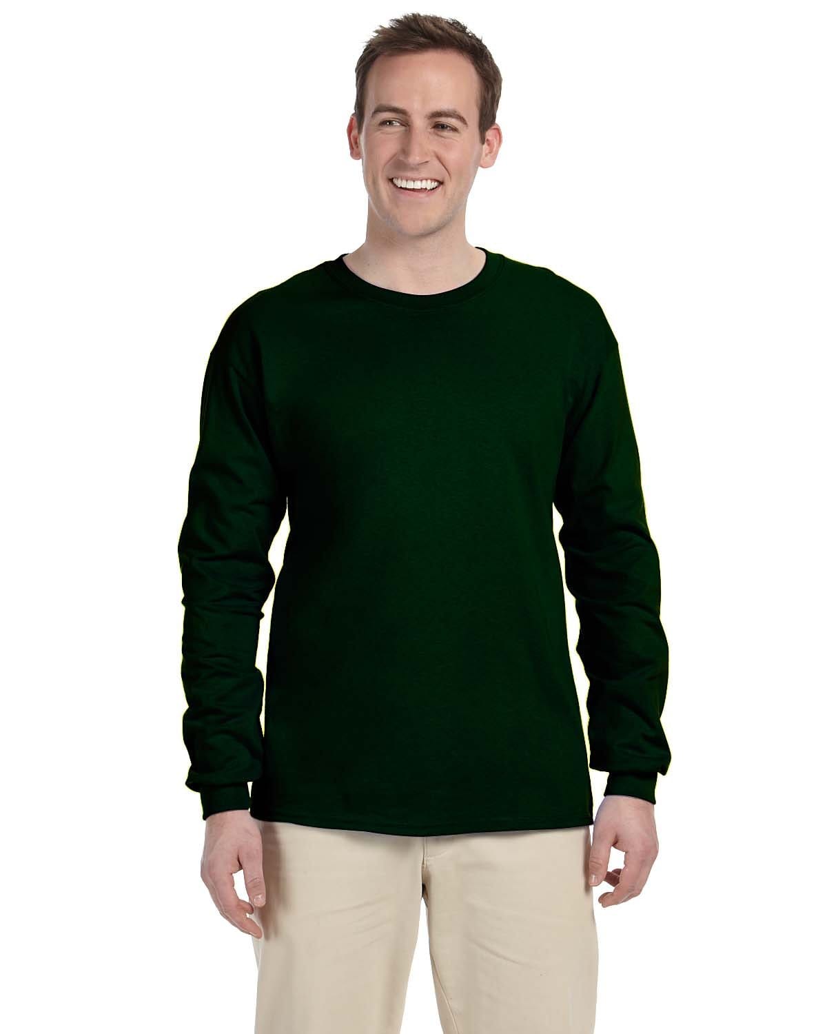Gildan T-Shirts S / Forest Green Gildan G240: 100% Cotton Long Sleeve T-Shirt