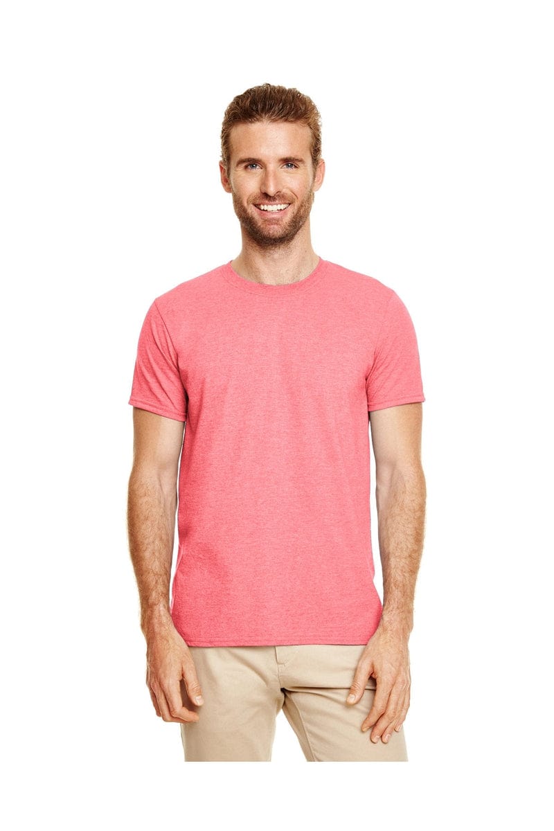 Gildan T-Shirts S / Hthr Coral Silk Gildan G640: Adult Softstyle® 4.5 oz. T-Shirt