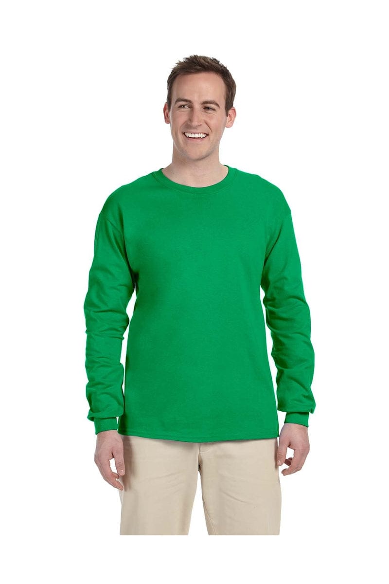 Gildan T-Shirts S / Irish Green Gildan G240: Adult Ultra Cotton® 6 oz. Long-Sleeve T-Shirt, Traditional Colors