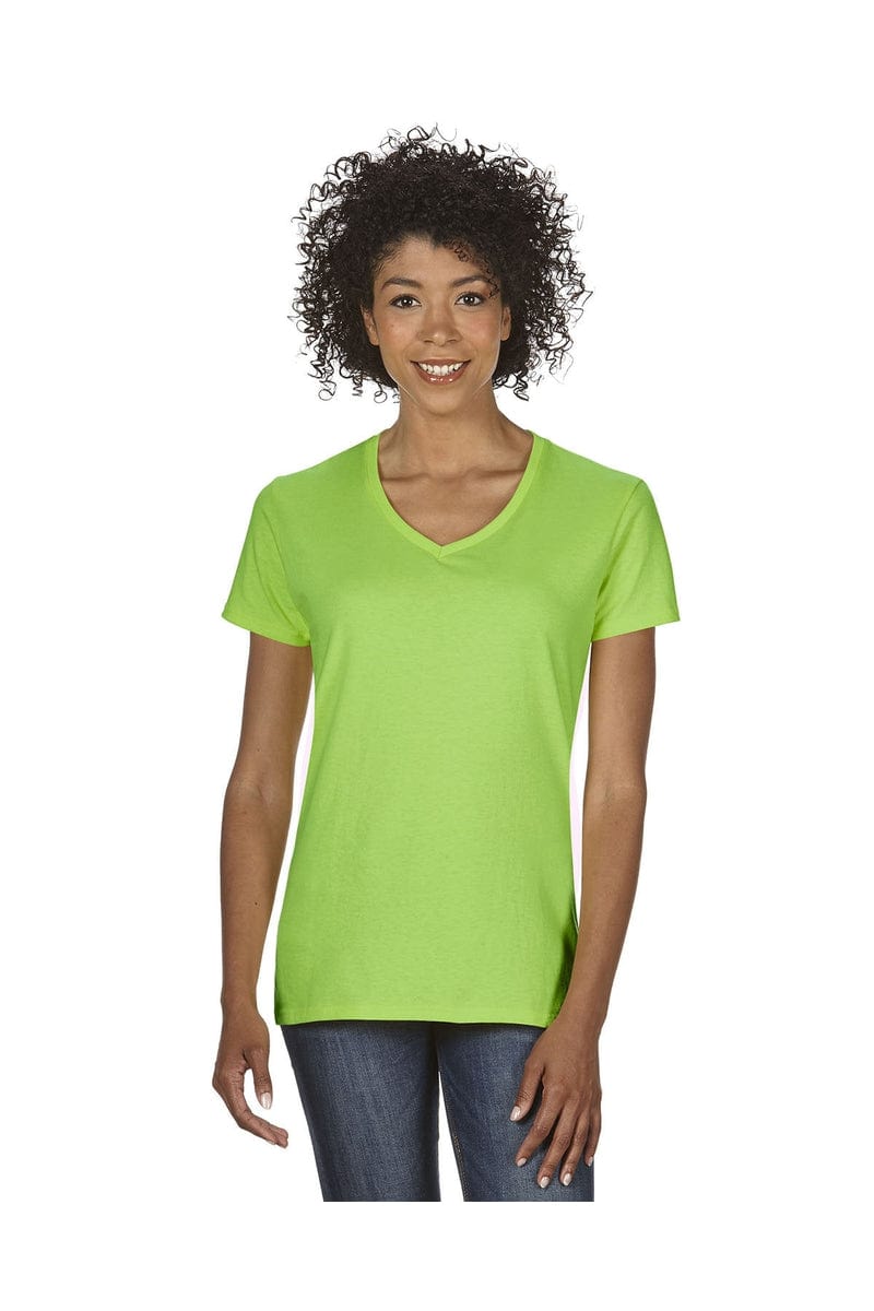 Gildan T-Shirts S / Lime Gildan G500VL: Ladies'  5.3 oz. V-Neck T-Shirt