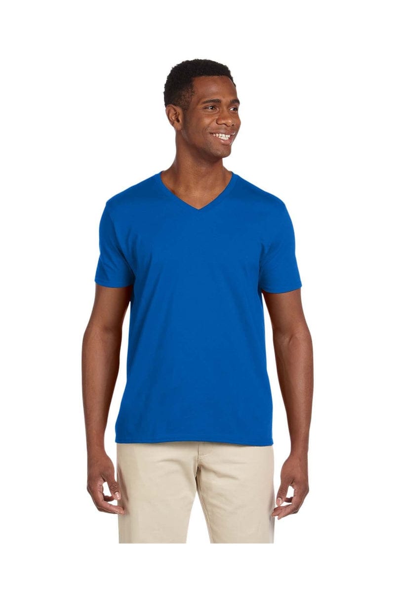 Gildan T-Shirts S / Royal Blue Gildan G64V: Softstyle V-Neck