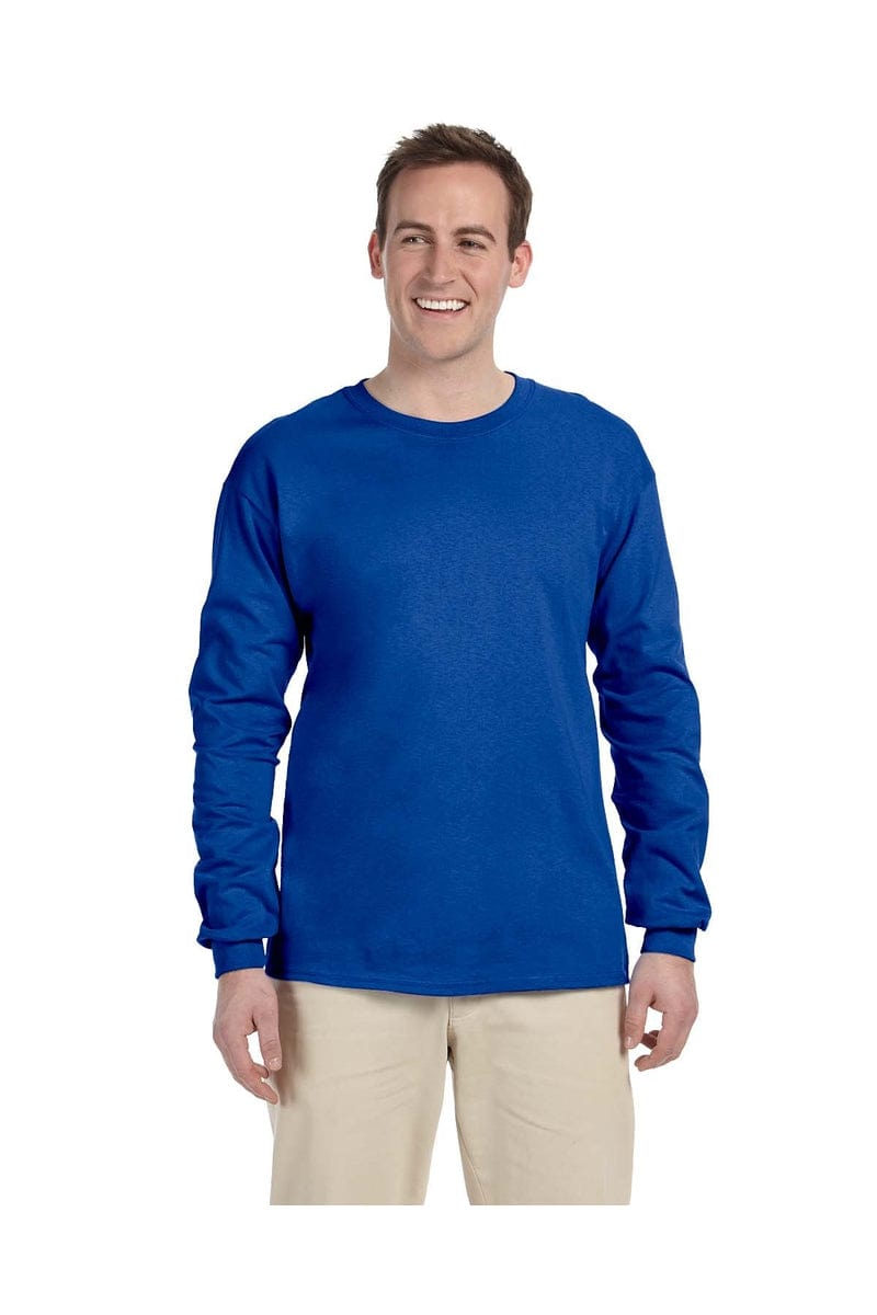 Gildan T-Shirts S / Royal Gildan G240: Ultra Cotton Long Sleeve
