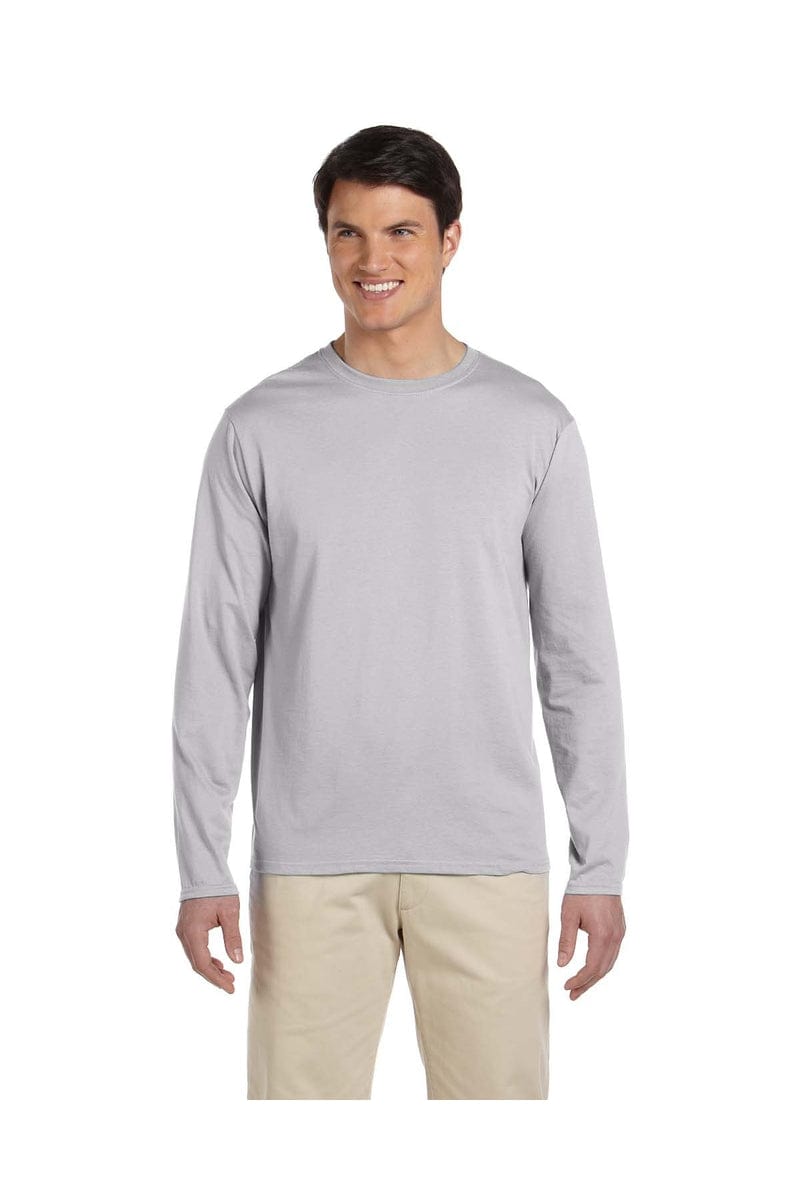 Gildan T-Shirts S / Rs Sport Grey Gildan G644: Softstyle Long Sleeve T-Shirt