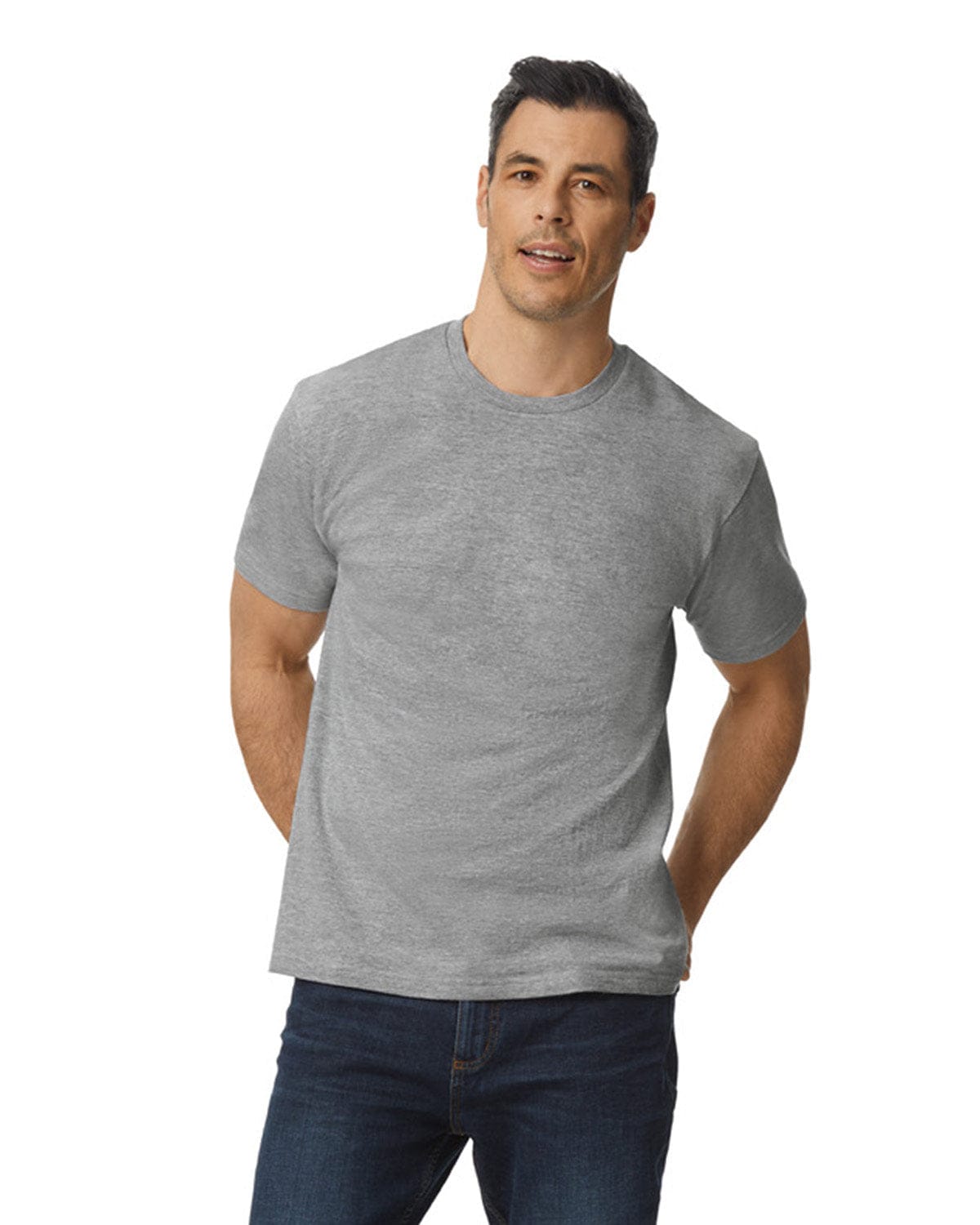Gildan T-Shirts S / Rs Sport Grey Gildan G650: Unisex Softstyle Midweight T-Shirt