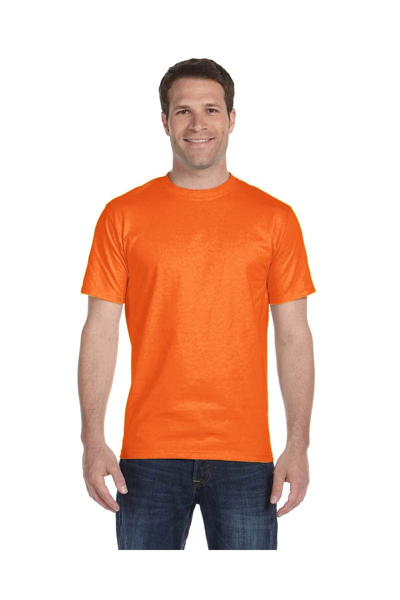 Gildan T-Shirts S / S Orange Gildan G800: Adult 5.5 oz., 50/50 T-Shirt, Traditional Colors