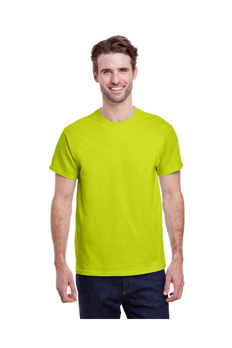 Gildan T-Shirts S / Safety Green Gildan G200: Adult Ultra Cotton® 6 oz. T-Shirt