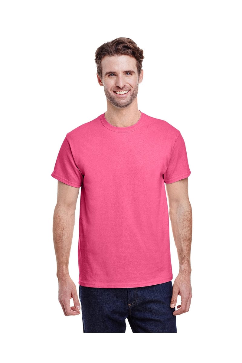 Gildan T-Shirts S / Safety Pink Gildan G500: Adult Heavy Cotton™ 5.3 oz. T-Shirt