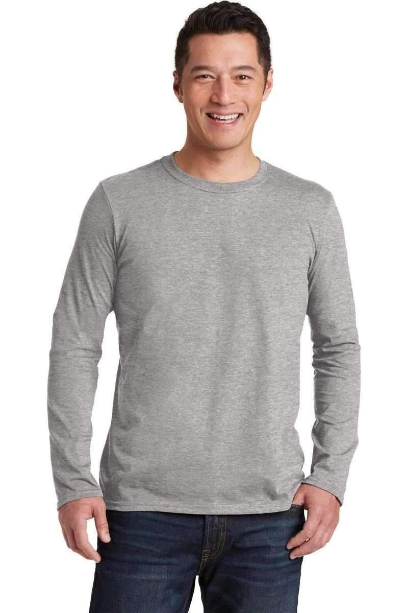 Gildan T-Shirts S / Sport Grey Gildan G644: Softstyle Long Sleeve T-Shirt