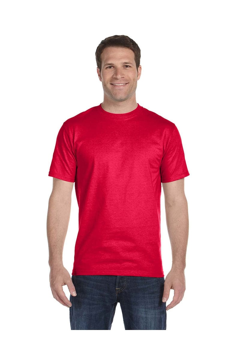 Gildan T-Shirts S / Sprt Scarlet Red Gildan G800: Adult 5.5 oz., 50/50 T-Shirt, Extended Colors