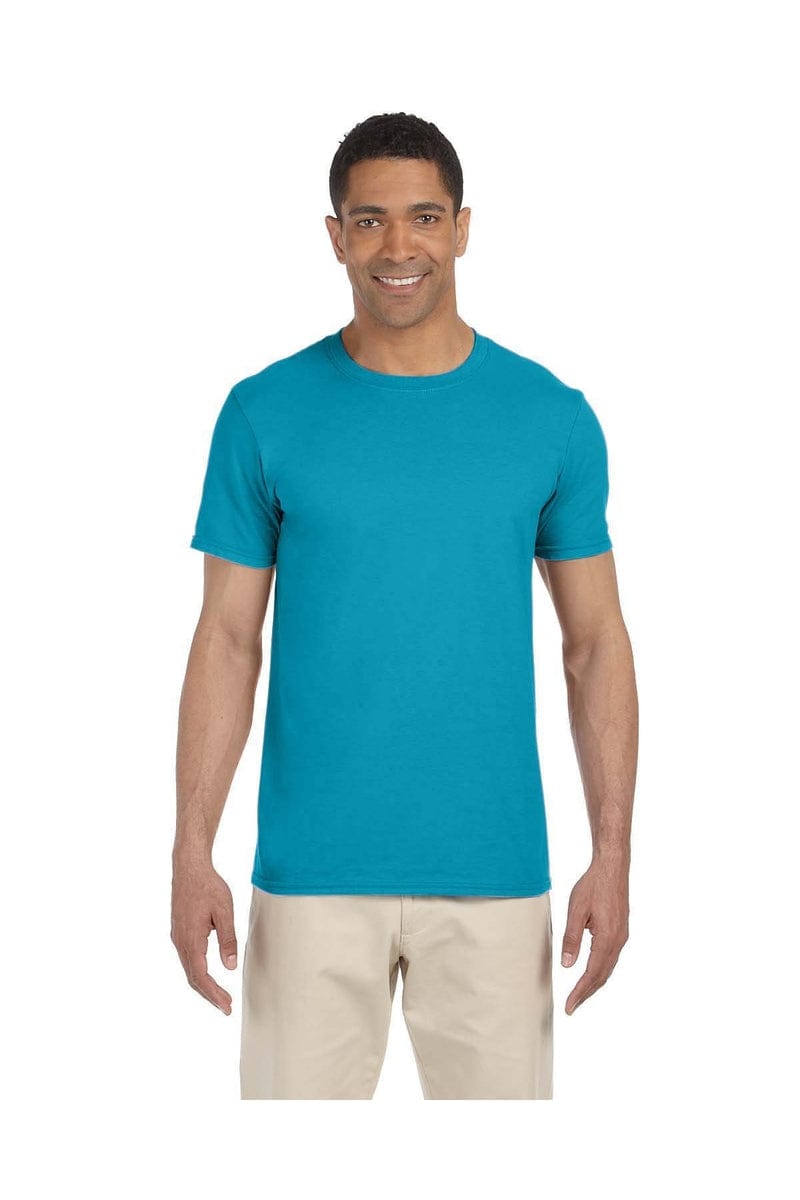 Gildan T-Shirts S / Tropical Blue Gildan G640: Adult Softstyle® 4.5 oz. T-Shirt