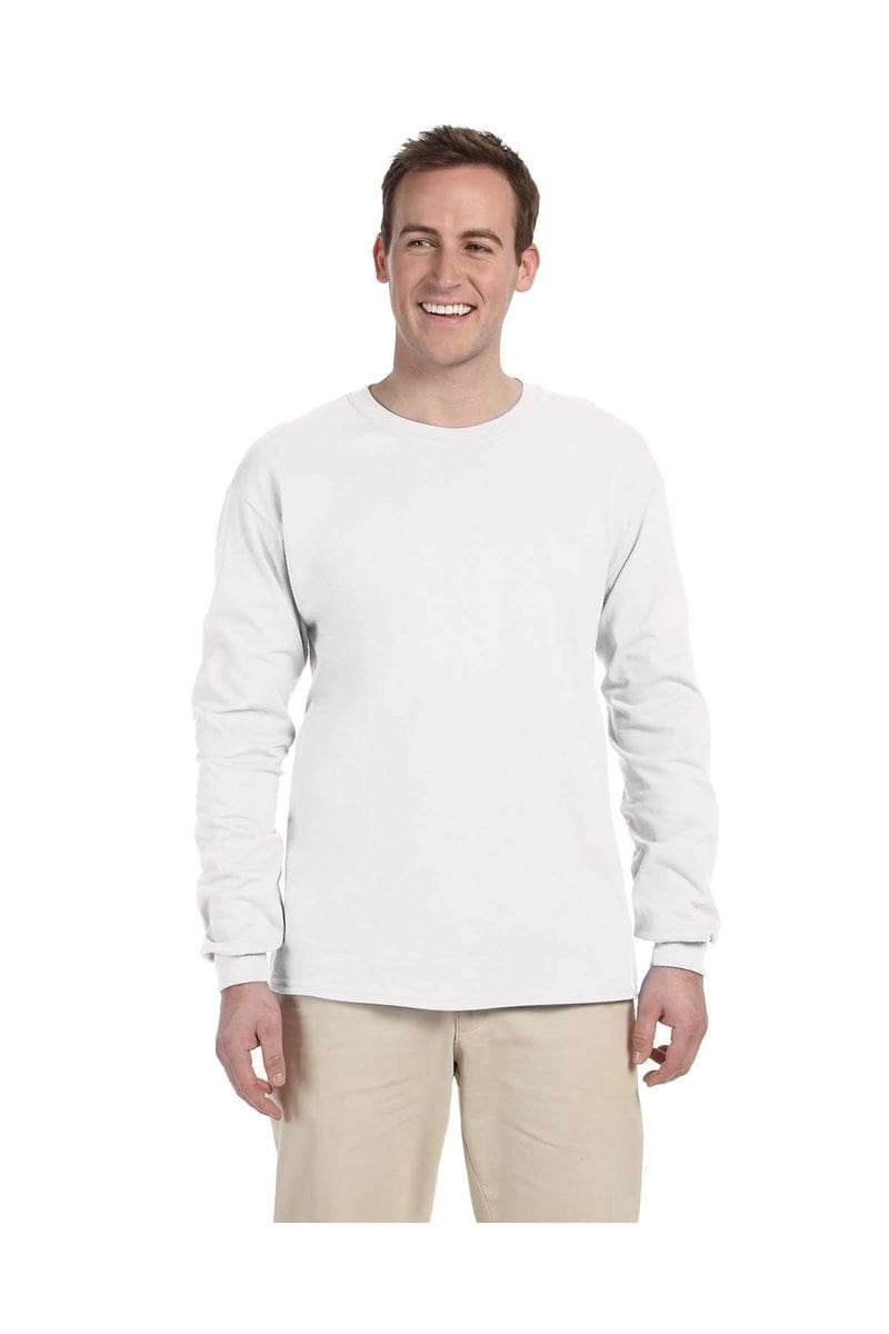 Gildan T-Shirts S / White Gildan G240: Ultra Cotton Long Sleeve