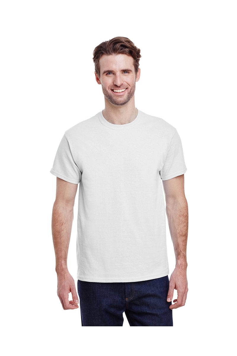 Gildan T-Shirts S / White Gildan G500: Adult Heavy Cotton™ 5.3 oz. T-Shirt
